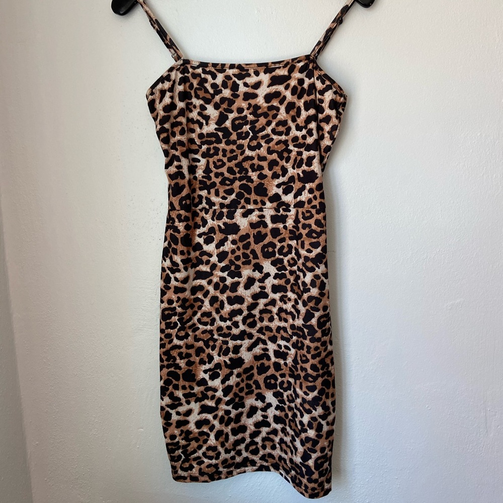 Cheetah Print Dress - Picture 1 of 4
